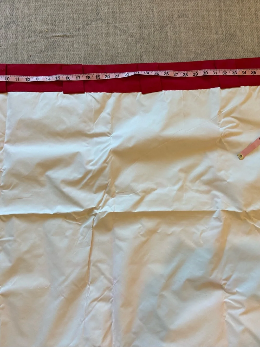 Pillowfort Colorblock Navy & Red Black-out Window Curtains